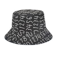 Frau Mode Blume Drucken Breite Traufen Bucket Hat sku image 84