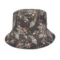 Women's Fashion Flower Printing Wide Eaves Bucket Hat sku image 93
