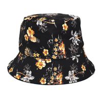 Women's Fashion Flower Printing Wide Eaves Bucket Hat sku image 55