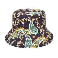 Women's Fashion Flower Printing Wide Eaves Bucket Hat sku image 94