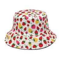 Women's Fashion Flower Printing Wide Eaves Bucket Hat sku image 87