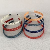 Simple Style Solid Color Resin Hair Band 1 Piece main image 1