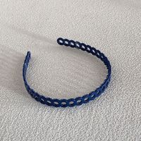 Simple Style Solid Color Resin Hair Band 1 Piece sku image 6