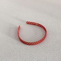 Simple Style Solid Color Resin Hair Band 1 Piece sku image 4