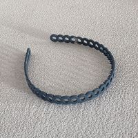 Simple Style Solid Color Resin Hair Band 1 Piece sku image 3