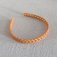 Simple Style Solid Color Resin Hair Band 1 Piece sku image 5