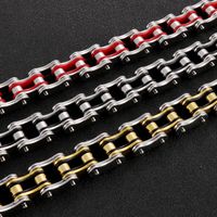 Wholesale Hip-hop Color Block Stainless Steel Bracelets main image 6