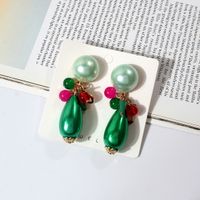 Wholesale Jewelry 1 Pair Simple Style Water Droplets Resin Resin Drop Earrings sku image 1