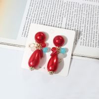Wholesale Jewelry 1 Pair Simple Style Water Droplets Resin Resin Drop Earrings sku image 5