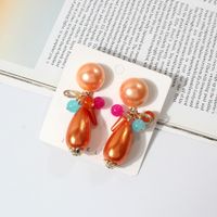 Wholesale Jewelry 1 Pair Simple Style Water Droplets Resin Resin Drop Earrings sku image 7
