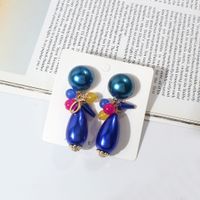 Wholesale Jewelry 1 Pair Simple Style Water Droplets Resin Resin Drop Earrings sku image 8