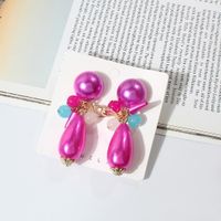 Wholesale Jewelry 1 Pair Simple Style Water Droplets Resin Resin Drop Earrings sku image 9