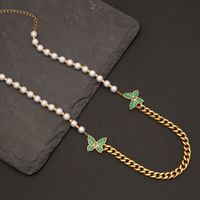Großhandel Elegant Schmetterling Rostfreier Stahl Armbänder Ohrringe Halskette main image 4