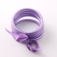 Simple Style Solid Color Silica Gel Women's Buddhist Bangle sku image 16
