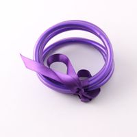 Estilo Simple Color Sólido Gel De Sílice Mujeres Brazalete Budista sku image 3