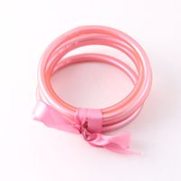 1 Set Lady Solid Color Silica Gel Women's Wristband sku image 6