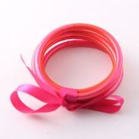 1 Set Lady Solid Color Silica Gel Women's Wristband sku image 16
