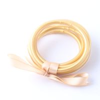 Simple Style Solid Color Silica Gel Women's Buddhist Bangle sku image 18