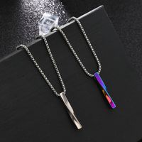 Cool Style Geometric Stainless Steel Plating 14k Gold Plated Pendant Necklace main image 3
