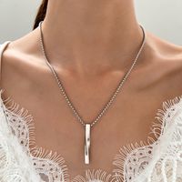 Cool Style Geometric Stainless Steel Plating 14k Gold Plated Pendant Necklace main image 5