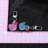 1 Piece Cute Animal Duck Alloy Resin Bag Pendant Keychain main image 6