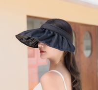 Women's Simple Style Solid Color Big Eaves Sun Hat main image 6