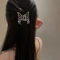 Fashion Butterfly Alloy Plating Hollow Out Hair Claws 1 Piece main image 4