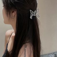 Fashion Butterfly Alloy Plating Hollow Out Hair Claws 1 Piece main image 3