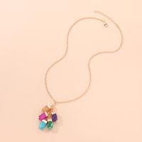 Wholesale Jewelry Lady Colorful Artificial Crystal Alloy Pendant Necklace main image 5