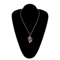 Wholesale Jewelry Lady Colorful Artificial Crystal Alloy Pendant Necklace main image 2