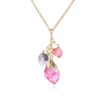 Wholesale Jewelry Lady Colorful Artificial Crystal Alloy Pendant Necklace sku image 2