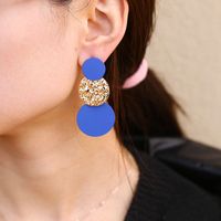 1 Pair Simple Style Geometric Alloy Plating Women's Drop Earrings main image 3
