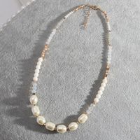 1 Piece Simple Style Round Beaded Pearl Women's Necklace main image 4