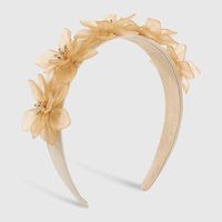 Fairy Style Flower Alloy Plastic Acetic Acid Sheets Hair Band 1 Piece main image 2