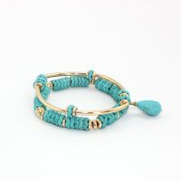 1 Piece Ethnic Style Geometric Turquoise Copper Plating Bracelets main image 4