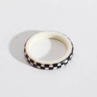 1 Piece Simple Style Circle Gradient Color Arylic Resin Women's Rings main image 3