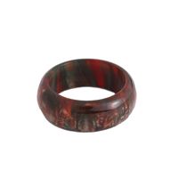 1 Piece Simple Style Circle Gradient Color Arylic Resin Women's Rings main image 5