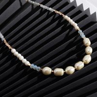 1 Piece Simple Style Round Beaded Pearl Women's Necklace main image 5