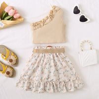 Princess Ditsy Floral Cotton Blend Girls Dresses main image 5