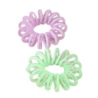 Lady Solid Color Plastic Pearl Hair Tie 1 Piece main image 5