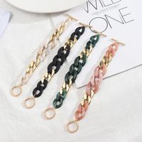 1 Piece Simple Style Color Block Resin Women's Bracelets main image 4