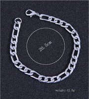 Fashion Simple Stainless Steel Metal Chain Temperament Men's Bracelet main image 2