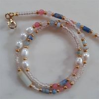1 Piece Simple Style Round Imitation Pearl Beaded Women's Necklace sku image 1