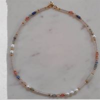 1 Stück Einfacher Stil Runden Imitationsperle Perlen Frau Halskette main image 4
