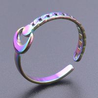 1 Piece Lady Moon Metal Wholesale Open Ring main image 5