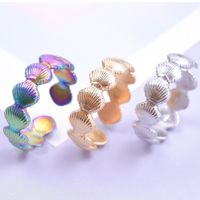 Wholesale 1 Piece Casual Geometric Titanium Steel Open Ring main image 3