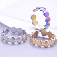 Wholesale 1 Piece Casual Geometric Titanium Steel Open Ring main image 6