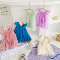 Princess Butterfly Spandex Girls Dresses main image 5