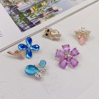 Glam Geometric Alloy Inlay Artificial Pearls Rhinestones Women's Brooches main image 3