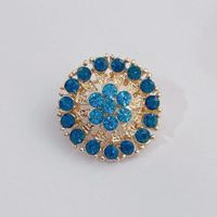 Glam Geometric Alloy Inlay Artificial Pearls Rhinestones Women's Brooches sku image 5